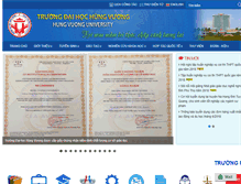 Tablet Screenshot of hvu.edu.vn